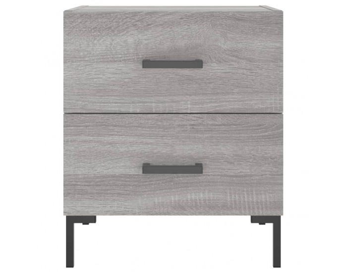 Sonata H Нощни шкафчета 2 бр сив сонома 40x35x47,5 см инженерно дърво