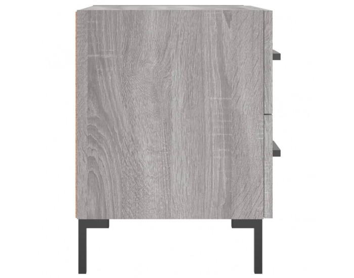Sonata H Нощни шкафчета 2 бр сив сонома 40x35x47,5 см инженерно дърво