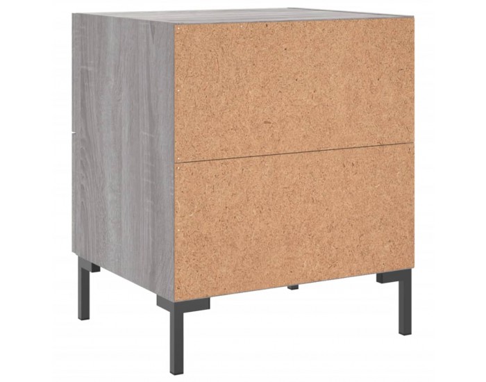 Sonata H Нощни шкафчета 2 бр сив сонома 40x35x47,5 см инженерно дърво
