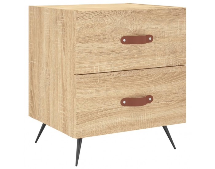 Sonata H Нощни шкафчета 2 бр дъб сонома 40x35x47,5 см инженерно дърво
