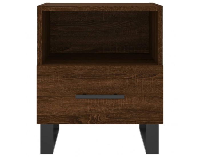 Sonata H Нощни шкафчета 2 бр кафяв дъб 40x35x47,5 см инженерно дърво