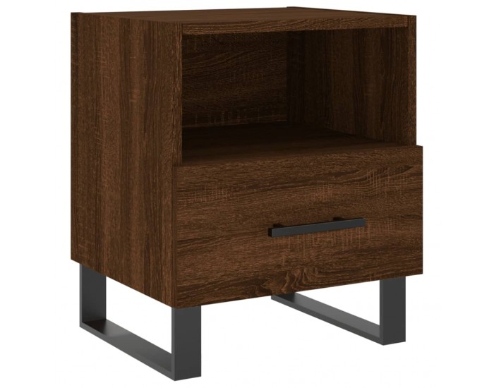 Sonata H Нощни шкафчета 2 бр кафяв дъб 40x35x47,5 см инженерно дърво