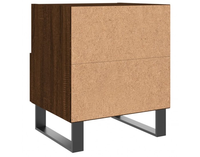 Sonata H Нощни шкафчета 2 бр кафяв дъб 40x35x47,5 см инженерно дърво