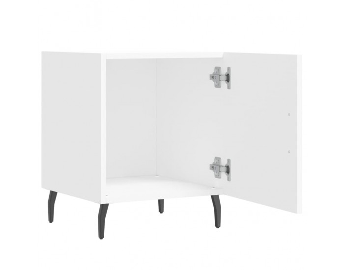 Sonata H Нощни шкафчета 2 бр бели 40x40x50 см инженерно дърво