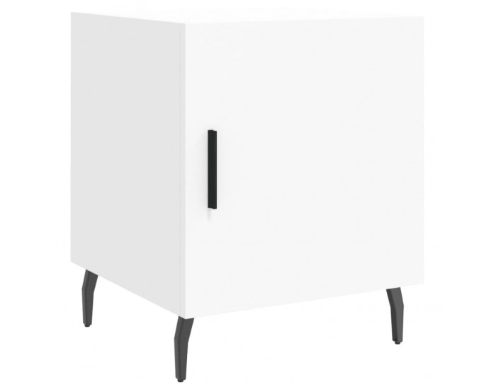 Sonata H Нощни шкафчета 2 бр бели 40x40x50 см инженерно дърво