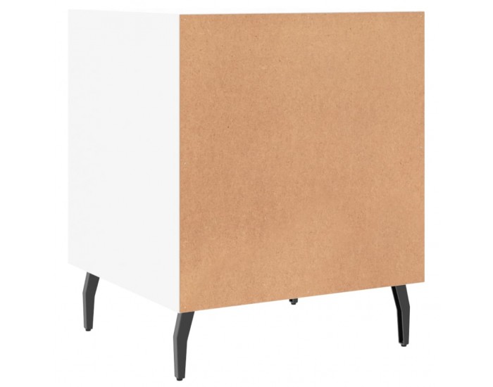 Sonata H Нощни шкафчета 2 бр бели 40x40x50 см инженерно дърво