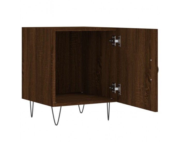 Sonata H Нощно шкафче, Кафяв дъб, 40x40x50 см, инженерно дърво