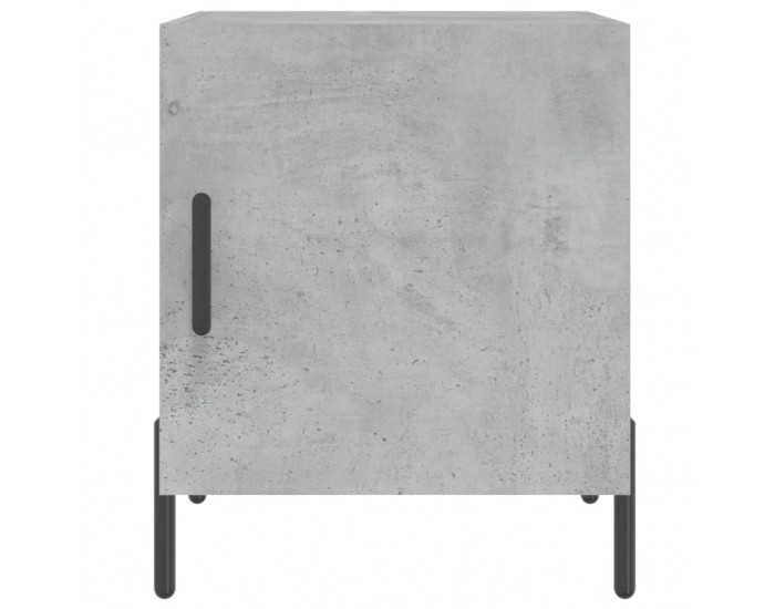Sonata H Нощно шкафче, бетонно сиво, 40x40x50 см, инженерно дърво