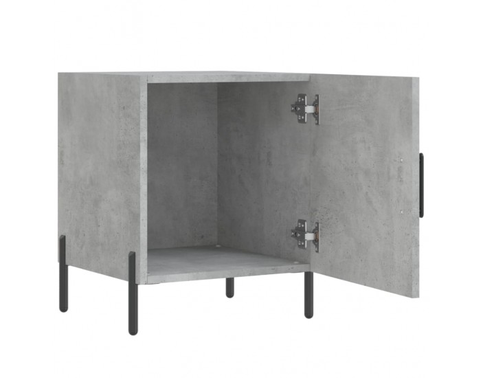 Sonata H Нощно шкафче, бетонно сиво, 40x40x50 см, инженерно дърво