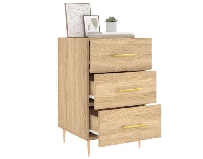 Sonata H Нощно шкафче, дъб сонома, инженерно дърво 40x40x66 см