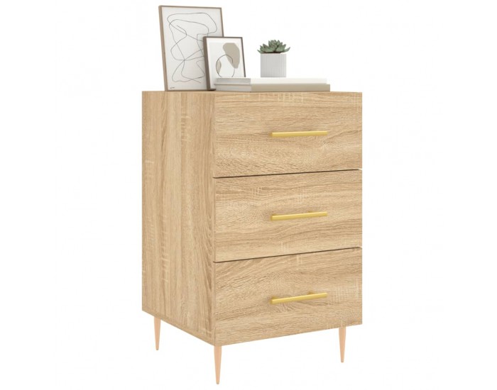 Sonata H Нощно шкафче, дъб сонома, инженерно дърво 40x40x66 см