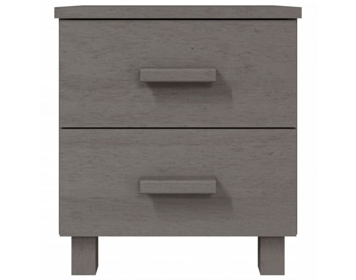 Sonata H Нощно шкафче HAMAR, светлосиво, 40x35x44,5 см, бор масив