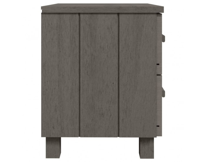 Sonata H Нощно шкафче HAMAR, светлосиво, 40x35x44,5 см, бор масив