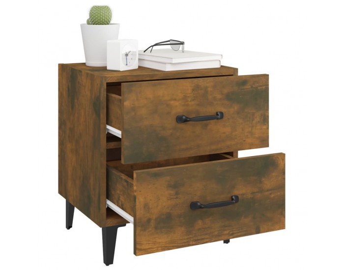 Sonata H Нощно шкафче, опушен дъб, 40x35x47,5 см