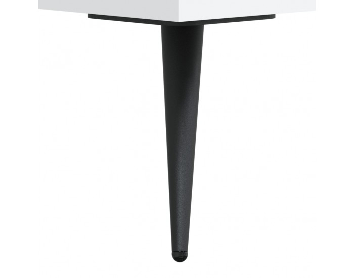 Sonata H Нощни шкафчета, 2 бр, бели, 40x35x47,5 см, инженерно дърво