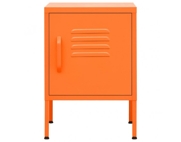 Sonata H Нощни шкафчета, 2 бр, оранжеви, 35х35х51 см, стомана