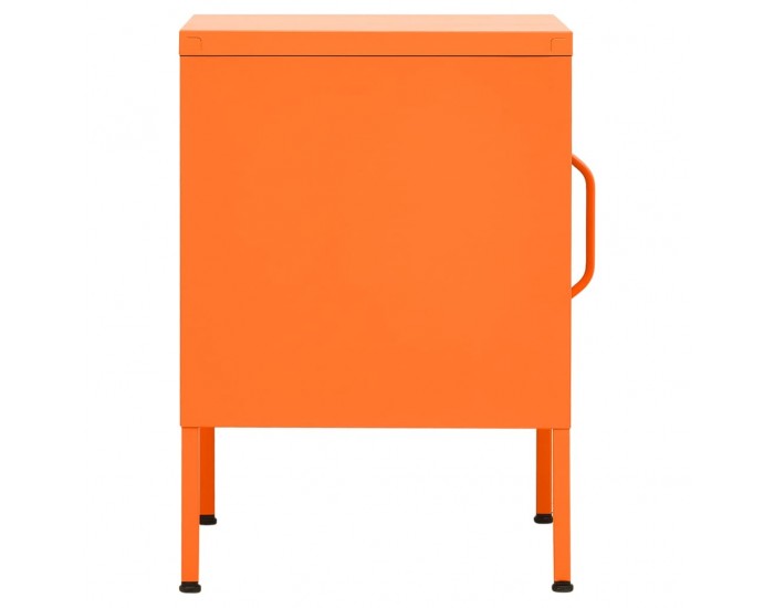 Sonata H Нощни шкафчета, 2 бр, оранжеви, 35х35х51 см, стомана