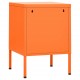 Sonata H Нощни шкафчета, 2 бр, оранжеви, 35х35х51 см, стомана