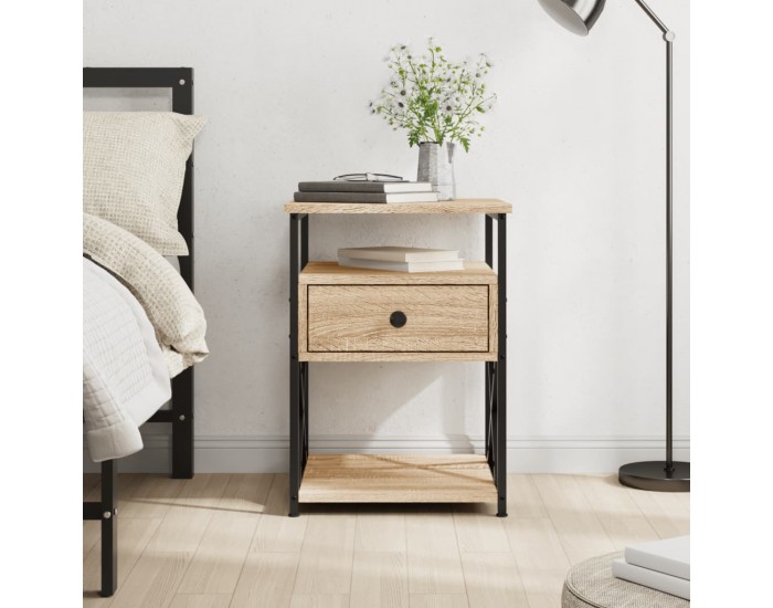 Sonata H Нощно шкафче, дъб сонома, 40x42x55 см, инженерно дърво