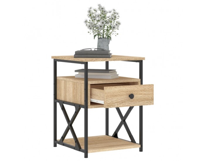 Sonata H Нощно шкафче, дъб сонома, 40x42x55 см, инженерно дърво