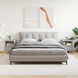 Sonata H Нощни шкафчета 2 бр сив сонома 40x35x50 см инженерно дърво - Нощни шкафчета