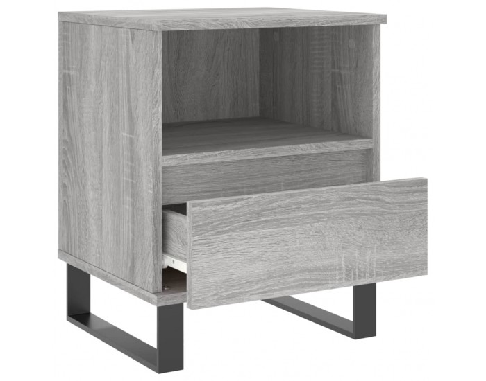 Sonata H Нощно шкафче сив сонома 40x35x50 см инженерно дърво