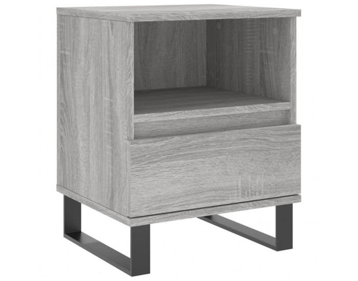 Sonata H Нощно шкафче сив сонома 40x35x50 см инженерно дърво