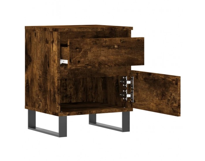 Sonata H Нощни шкафчета, 2 бр, опушен дъб, 40x35x50 см, инженерно дърво