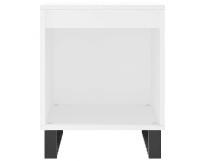 Sonata H Нощни шкафчета, 2 бр, бели, 40x35x50 см, инженерно дърво