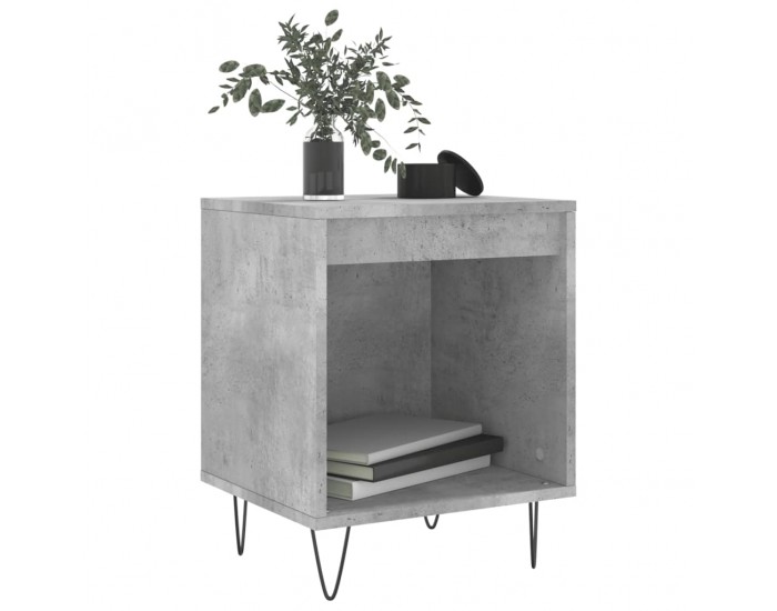 Sonata H Нощни шкафчета 2 бр бетонно сив 40x35x50 см инженерна дървесина