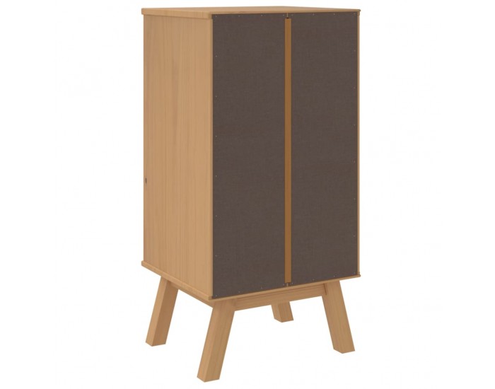 Sonata H Нощно шкафче OLDEN, кафяво, борово дърво масив