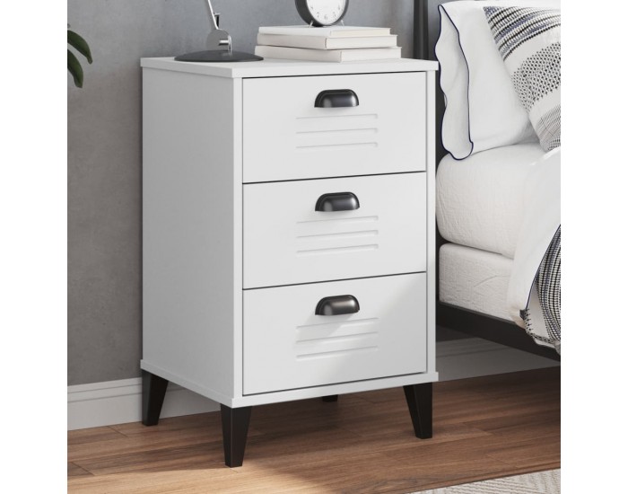 Sonata H Нощно шкафче VIKEN, бяло, инженерно дърво