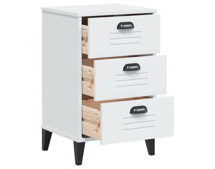 Sonata H Нощно шкафче VIKEN, бяло, инженерно дърво