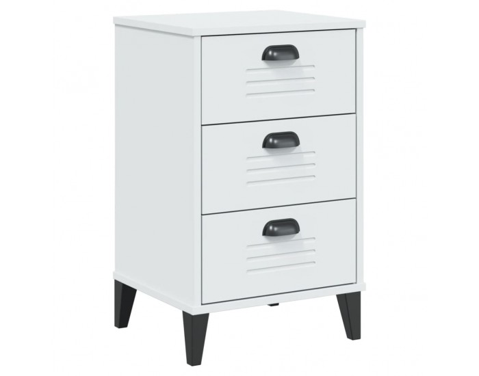 Sonata H Нощно шкафче VIKEN, бяло, инженерно дърво