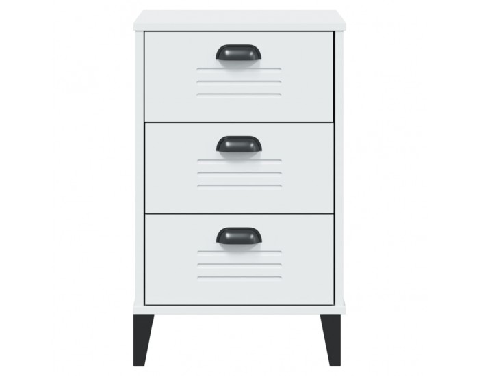 Sonata H Нощно шкафче VIKEN, бяло, инженерно дърво