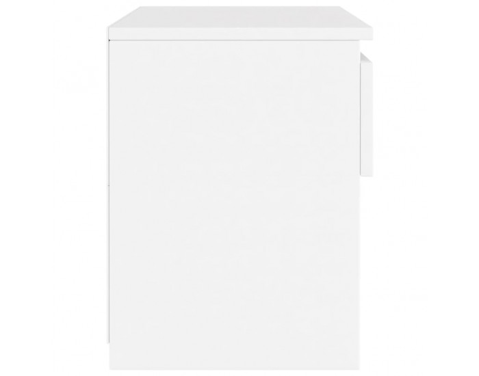 Sonata H Нощно шкафче, бяло, 40x30x39 см, инженерно дърво