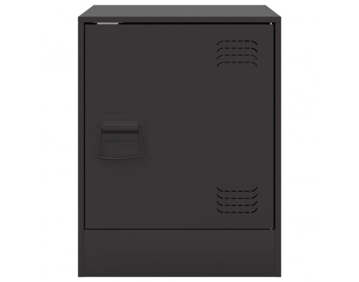 Sonata H Нощно шкафче, черно, 34,5x39x44 см, стомана