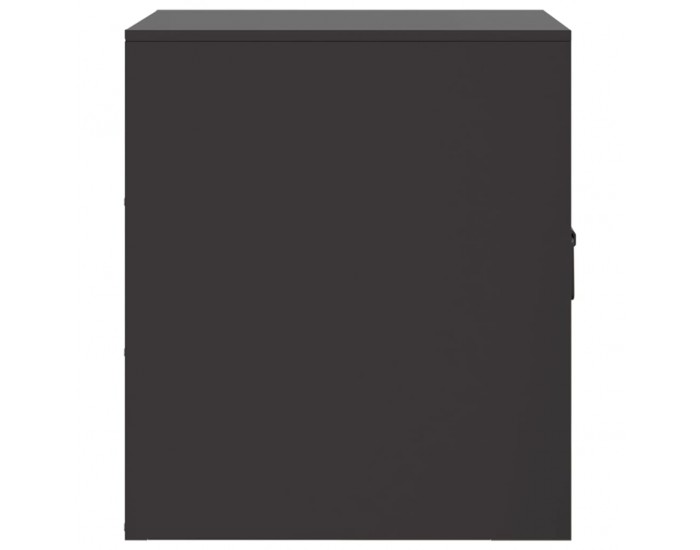Sonata H Нощно шкафче, черно, 34,5x39x44 см, стомана