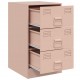 Sonata H Нощно шкафче, розово, 34,5x39x62 см, стомана