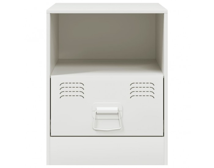 Sonata H Нощно шкафче, бяло, 34,5x39х44 см, стомана