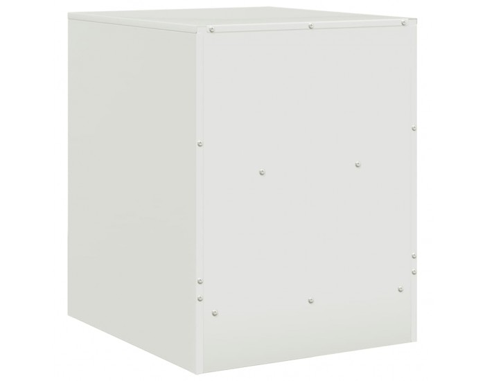 Sonata H Нощно шкафче, бяло, 34,5x39х44 см, стомана