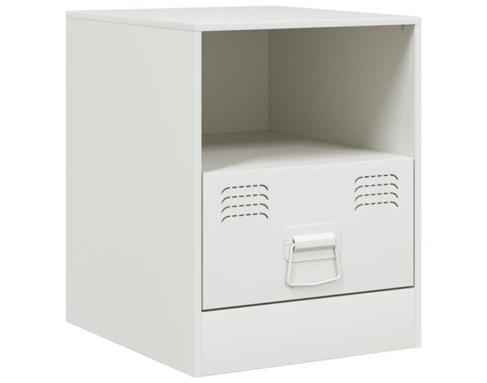 Sonata H Нощно шкафче, бяло, 34,5x39х44 см, стомана