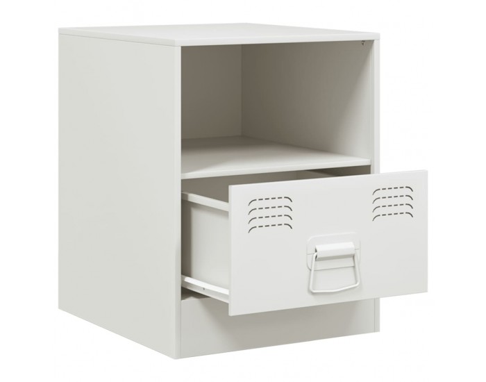 Sonata H Нощно шкафче, бяло, 34,5x39х44 см, стомана