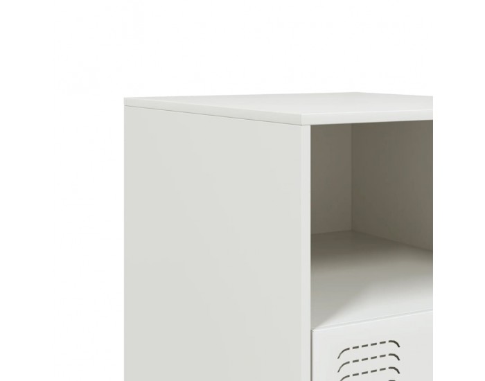 Sonata H Нощно шкафче, бяло, 34,5x39х44 см, стомана