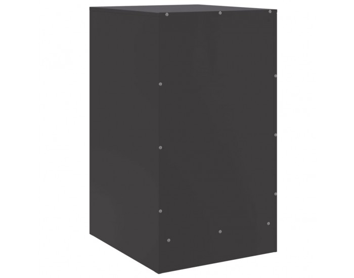 Sonata H Нощно шкафче, черно, 34,5x39x62 см, стомана