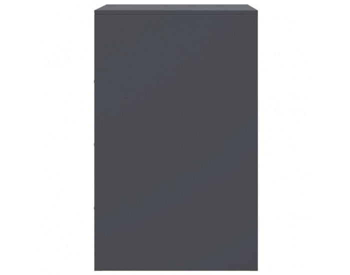 Sonata H Нощни шкафчета, 2 бр, антрацит, 34,5x39x62 см, стомана