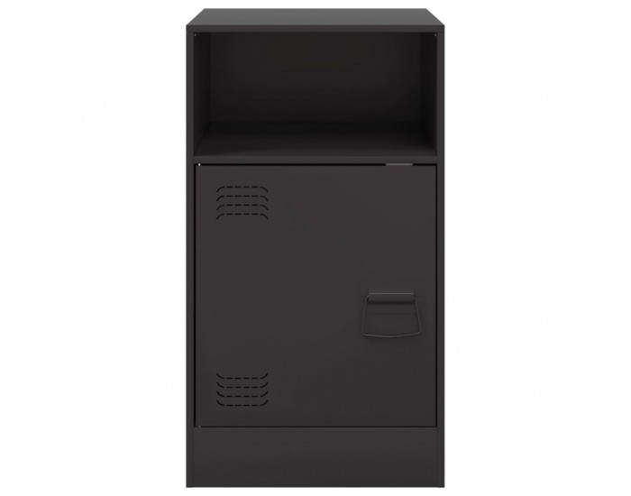 Sonata H Нощно шкафче, черно, 34,5x39x62 см, стомана