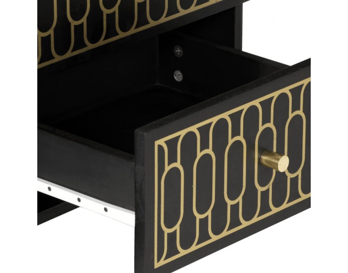 Sonata H Нощни шкафчета, 2 бр, 40x33x46 см, манго масив