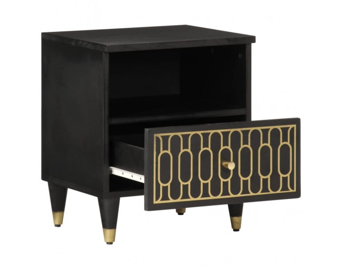 Sonata H Нощни шкафчета, 2 бр, 40x33x46 см, манго масив