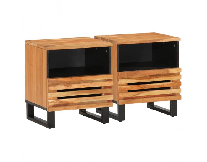 Sonata H Нощни шкафчета, 2 бр, 40x34x46 см, акация масив